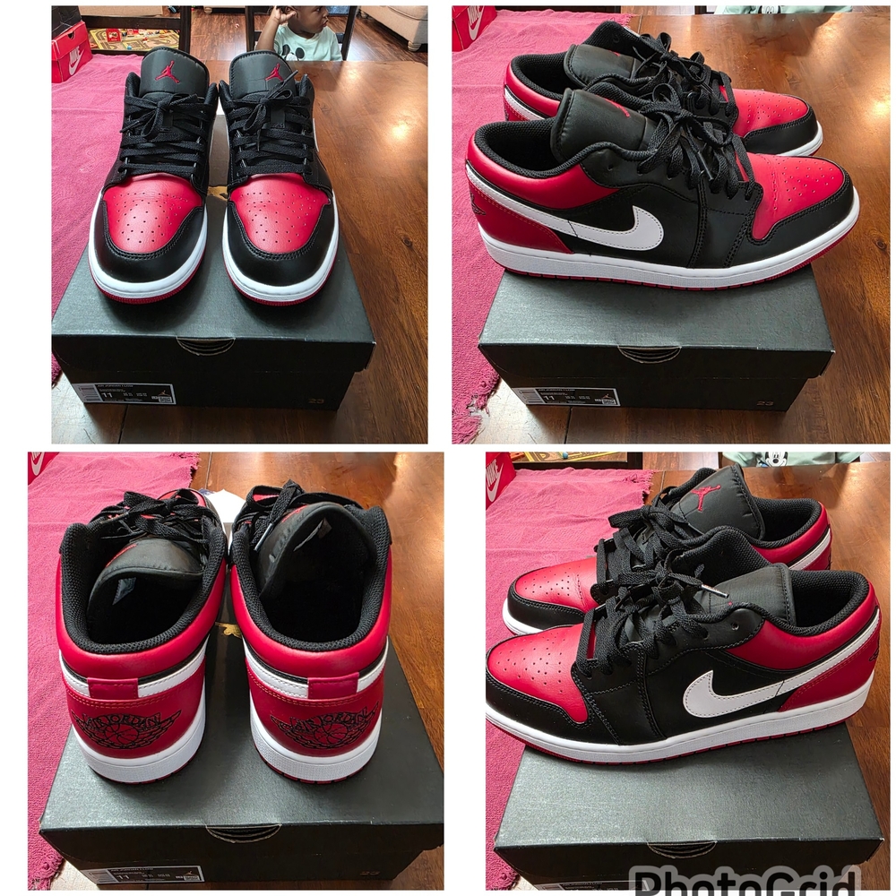 Jordan 1 Low BRED Colorway
